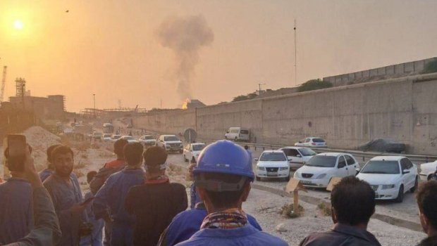 İsrail İranda neft emalı zavodunu VURDU - FOTO/VİDEO