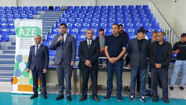 Qusarda 15 İyun – Milli Qurtuluş Gününə həsr olunmuş qol güləşi və “strict curl” üzrə açıq turnir keçirilib - FOTO