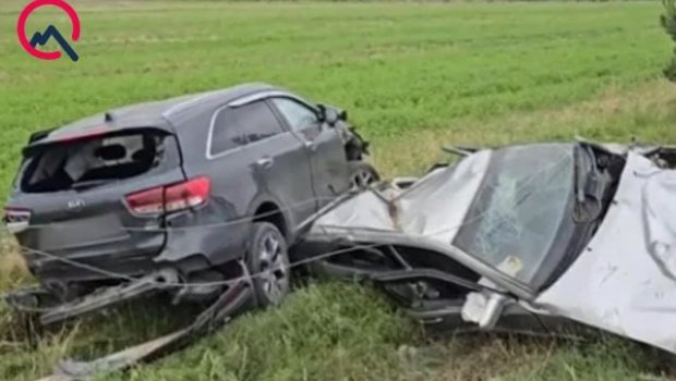 Bərdə-Tərtər yolunda ağır qəza: 4 nəfər xəsarət aldı – FOTO