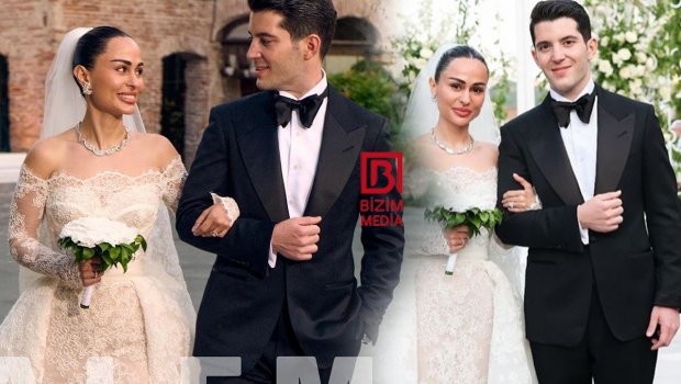 Türkiyəli iş adamının oğlu ilə azərbaycanlı nişanlısının TOYU OLDU – FOTO/VİDEO