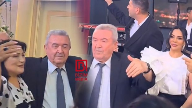 Misir Mərdanov sənətçilərlə rəqs etdi - VİDEO