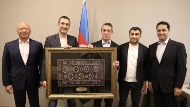 “Fənərbağça”nın prezidenti “Qarabağ”ın qonağı olub - FOTO