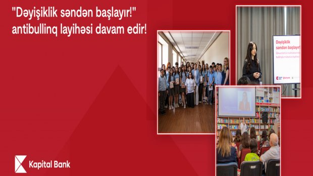 18 nömrəli tam orta məktəbdə bullinqə qarşı maarifləndirmə sessiyaları keçirilib