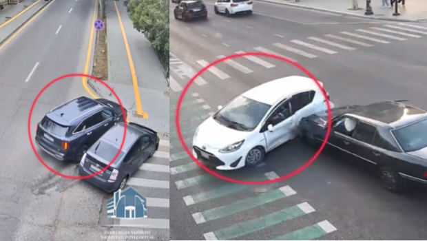 Qaydalara əməl etməyən sürücülərin törətdiyi qəzaların ANBAAN VİDEOSU