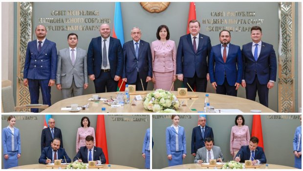 Belarus Parlamentinin sədri "Azərbaycan-Belarus Gənclər Forumu"nun iştirakçılarını qəbul etdi – FOTO