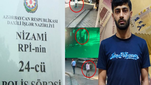 Tibbi maska ilə kamuflyaj olunaraq quldurluq etdi – VİDEO