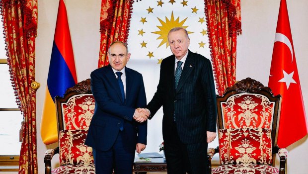 Ərdoğan və Paşinyan arasında görüş BAŞLAYIB
