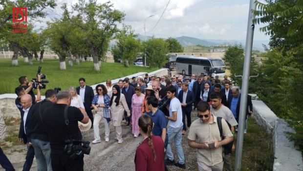 Azərbaycandakı diplomatik korpus nümayəndələri ŞUŞADA – FOTO