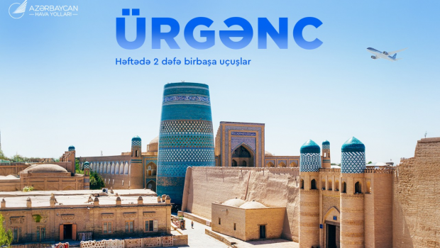 AZAL Ürgəncə müntəzəm uçuşları BƏRPA EDİR