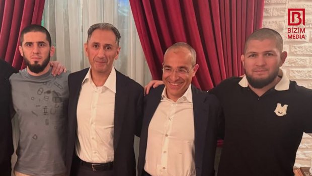 Həbib Nurməhəmmədov Mikayıl Cabbarov və Rəşad Nəbiyevlə bir arada – FOTO