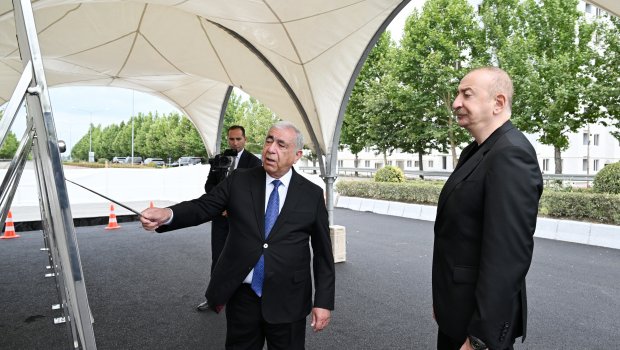 Prezident Bakı-Qazax yolunda görülən işlərlə tanış oldu - FOTO