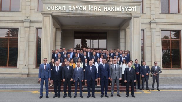 Qusarda Dövlət Qulluqçularının Peşə bayramı Günü qeyd olundu - FOTO