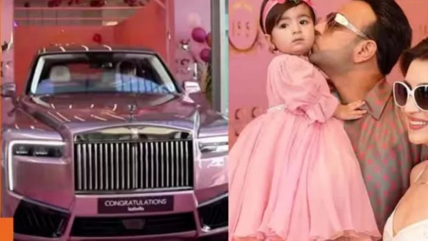 1 yaşlı qızına 1 milyondan baha olan avtomobil aldı