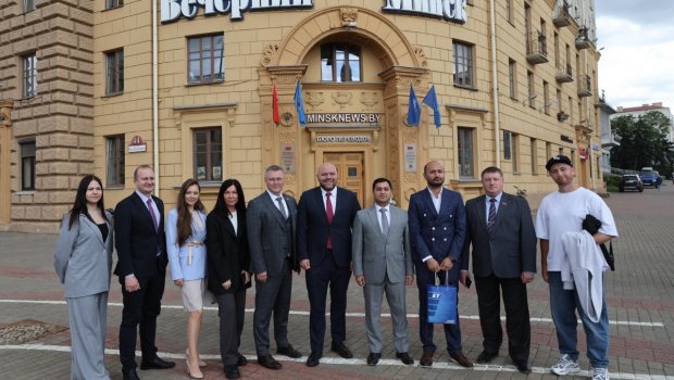 Minskdə mühüm konfrans: Azərbaycan və Belarus jurnalistləri bir araya gəldi - FOTOLAR