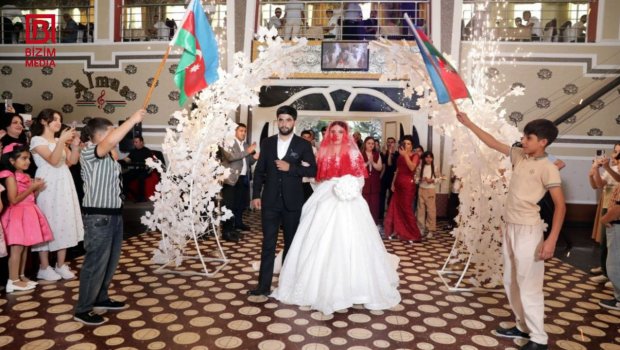 Xaçmazda şəhid qardaşının TOYU oldu – FOTO