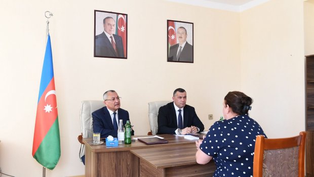 Şirvanda keçmiş məcburi köçkünlərin müraciətləri dinlənilib - FOTO