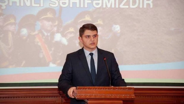 Şəhid polkovnikin oğluna leytenant rütbəsi verildi - FOTO
