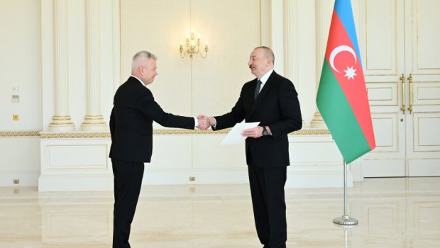 Polşanın yeni səfiri İlham Əliyevin QƏBULUNDA – FOTO