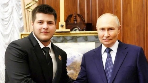 Putin Kadırovun oğlu ilə görüşdü