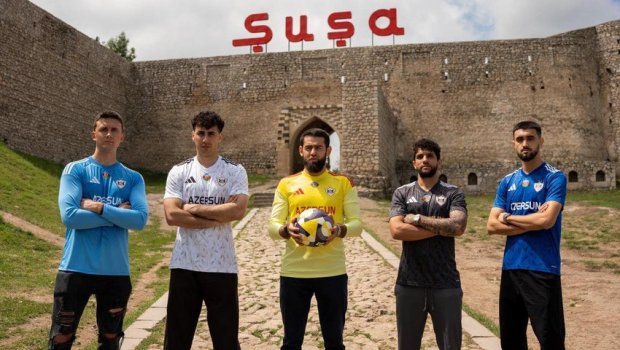 "Qarabağ" klubu Şuşada yeni formalarını TƏQDİM ETDİ - FOTO