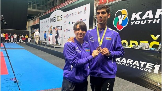 Azərbaycan karateçiləri Xorvatiyada bürünc medallar qazandılar - FOTO