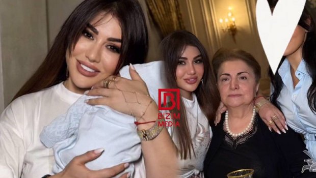Fatimə yeni doğulan nəvəsi ilə görüntülərini PAYLAŞDI - VİDEO