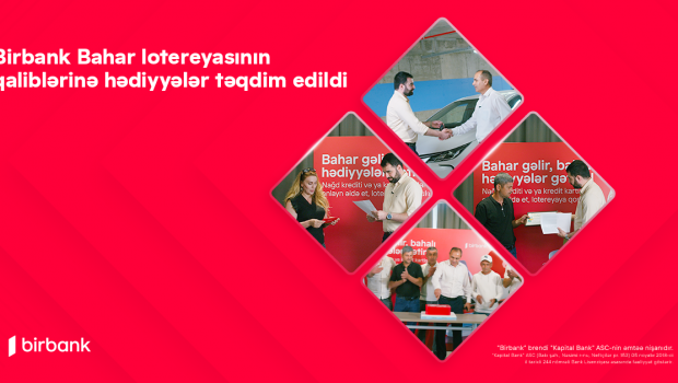 Birbank Bahar lotereyasının qaliblərinə hədiyyələr təqdim olundu - FOTO