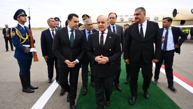 Şahbaz Şərif Azərbaycana GƏLDİ - FOTO