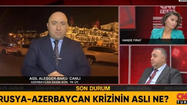 Gərginləşən Rusiya-Azərbaycan münasibətlərinin əsl səbəbi… - Aqil Ələsgər “CNN Türk”də şərh etdi -VİDEO
