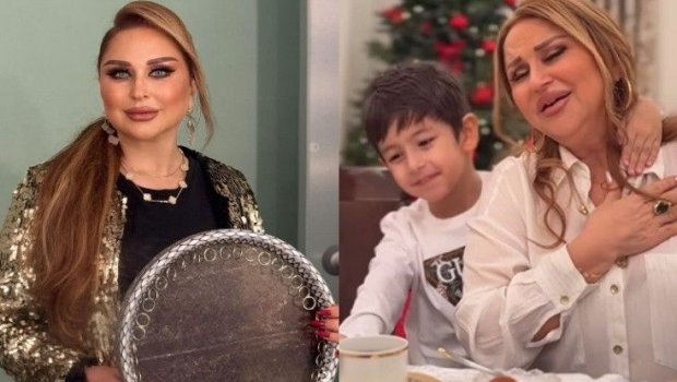 Mələkxanım Eyubova nəvəsini belə təbrik etdi - VİDEO