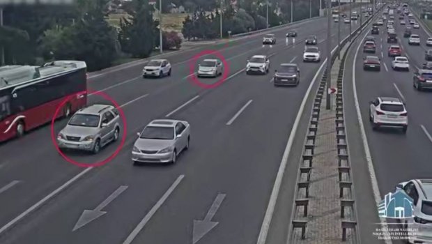 Nasaz avtomobil Bakıda qəzaya səbəb oldu – VİDEO