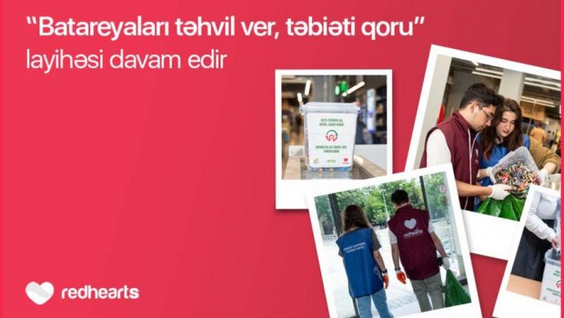 “Batareyaları təhvil ver, təbiəti qoru” layihəsi çərçivəsində 96 kq işlənmiş batareya təhvil verilib