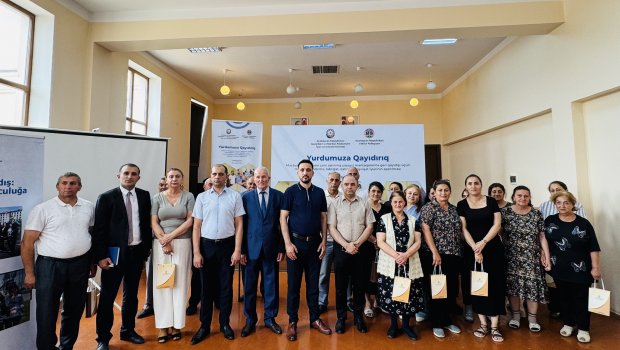 Mingəçevirdə keçmiş məcburi köçkünlər üçün hüquqi maarifləndirmə tədbiri keçirildi – VİDEO