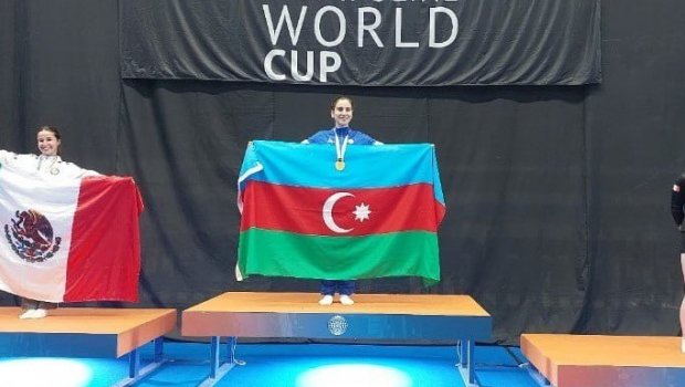 Gimnastlarımız Portuqaliyada qızıl medal QAZANDILAR