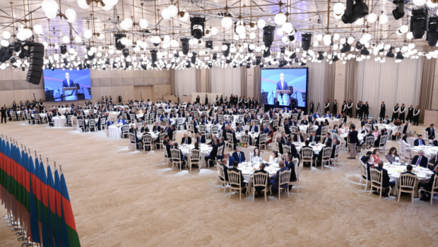 Gülüstan sarayında diplomatlar bir araya gəldilər – FOTO