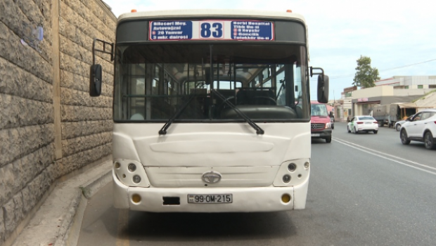 83 nömrəli avtobusların fəaliyyətindən narazılıq var - VİDEO