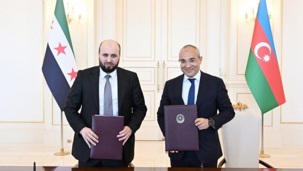 SOCAR-la Suriya arasında Anlaşma Memorandumu imzalanıb - FOTO