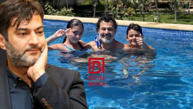 Coşqun Rəhimov bağında nəvələri ilə - FOTO