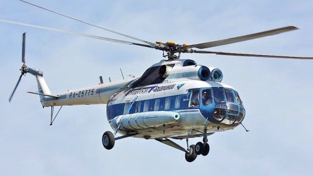 Rusiyada helikopter radardan itib