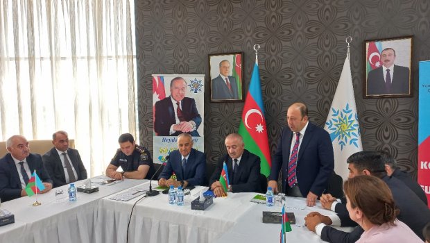 Qusarda Heydər Əliyevin siyasi hakimiyyətə gəlişinin 56-cı ildönümü münasibətilə tədbir keçirilib - FOTO