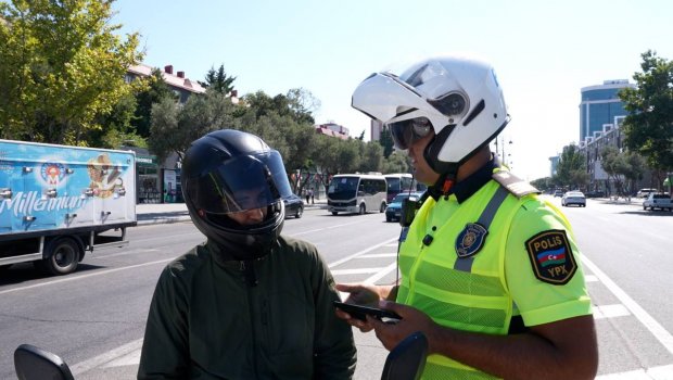 Sürət həddini aşan, təhlükəli manevrlər edən motosiklet sürücüləri müəyyən olundu - FOTO