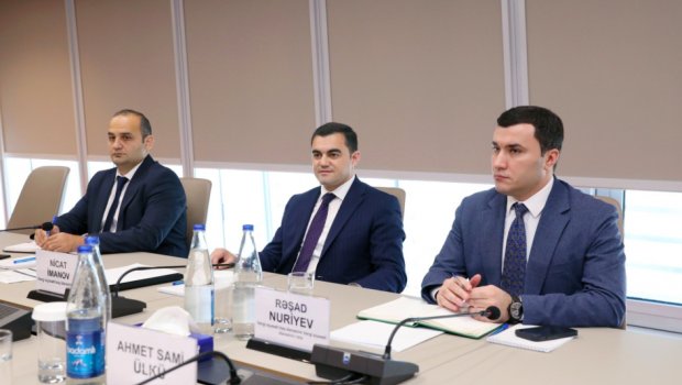 Azərbaycanda işgüzar səfərdə olan türk iş adamları ilə görüş KEÇİRİLDİ - FOTO