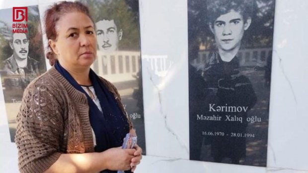 İtkin şəhid Məzahirin həyat yoldaşı: “Sağ gələcəyini gözləyirdik” – FOTO
