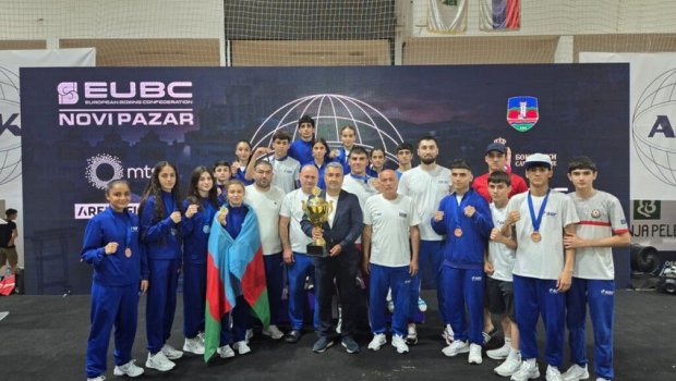 Daha bir boksçumuz Avropa birinciliyində medal qazandı