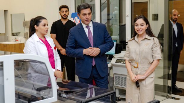 Leyla Əliyeva “Məlhəm Hospital”ı ziyarət etdi - FOTO
