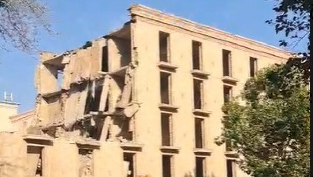 Bakıda daha bir hotel SÖKÜLÜR - VİDEO