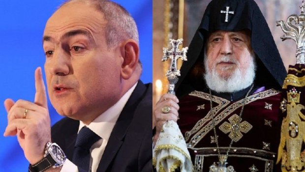 Paşinyan tərəfdarlarını II Qaregini Eçmiəzdindən qovmağa çağırdı