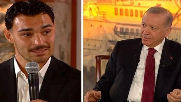 Ərdoğanla futbolçu Kaan Ayhan arasında maraqlı dialoq - VİDEO