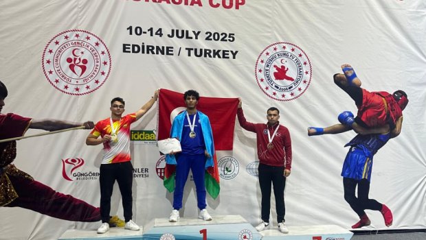 İdmançımız Türkiyədə qızıl medal qazandı