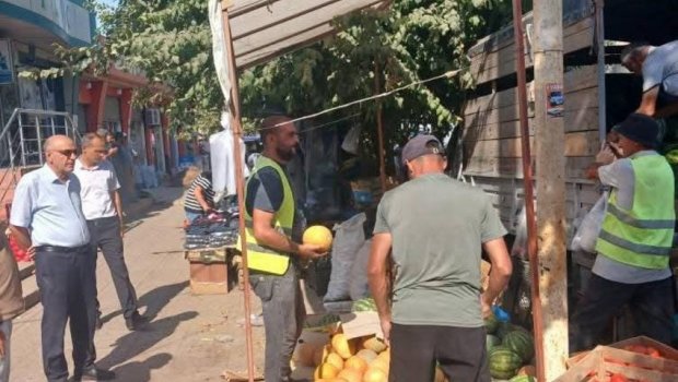 Cəlilabadda qanunsuz küçə ticarəti ilə bağlı reyd KEÇİRİLDİ - FOTO